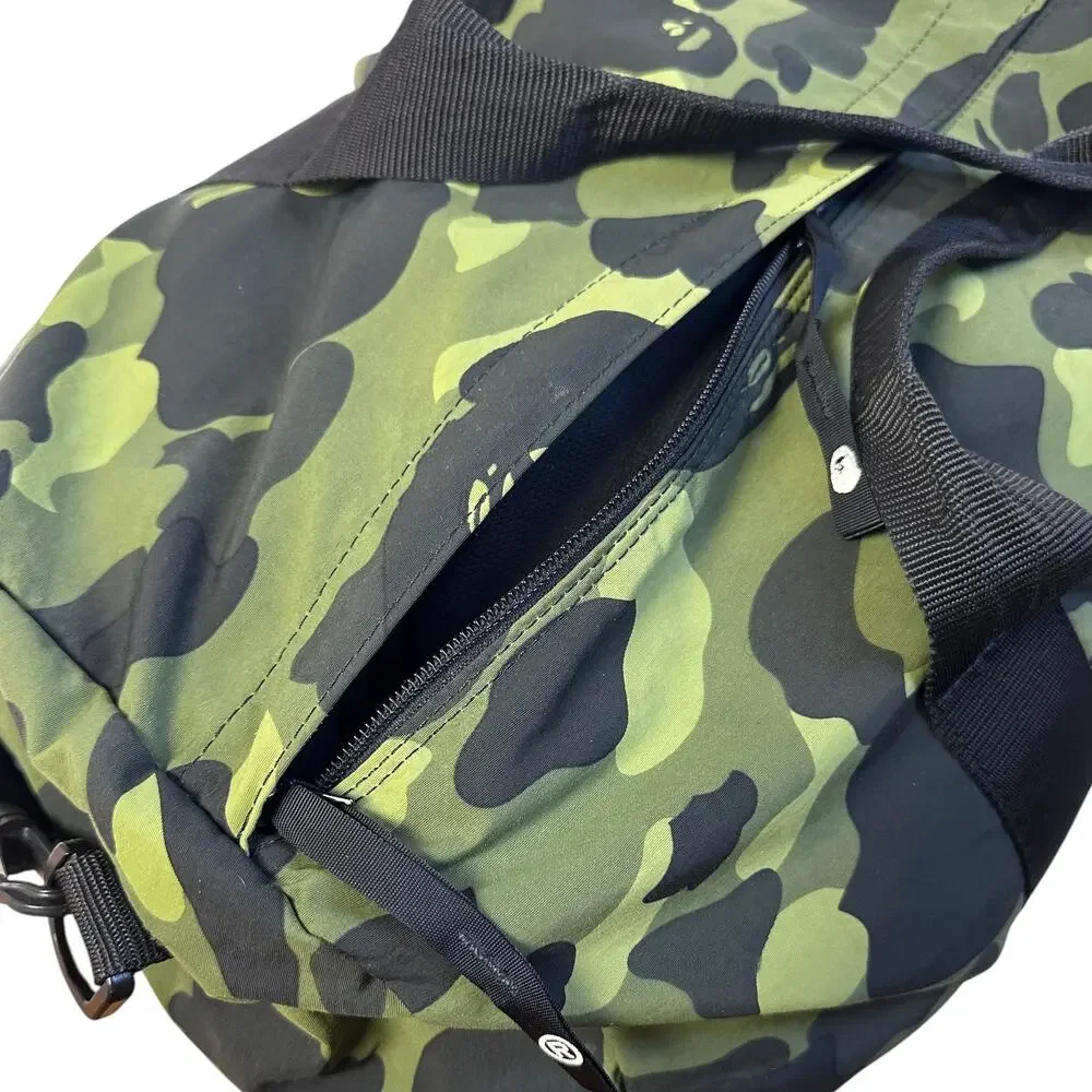 Bape Green Camo Medium Carry On Duffle Bag